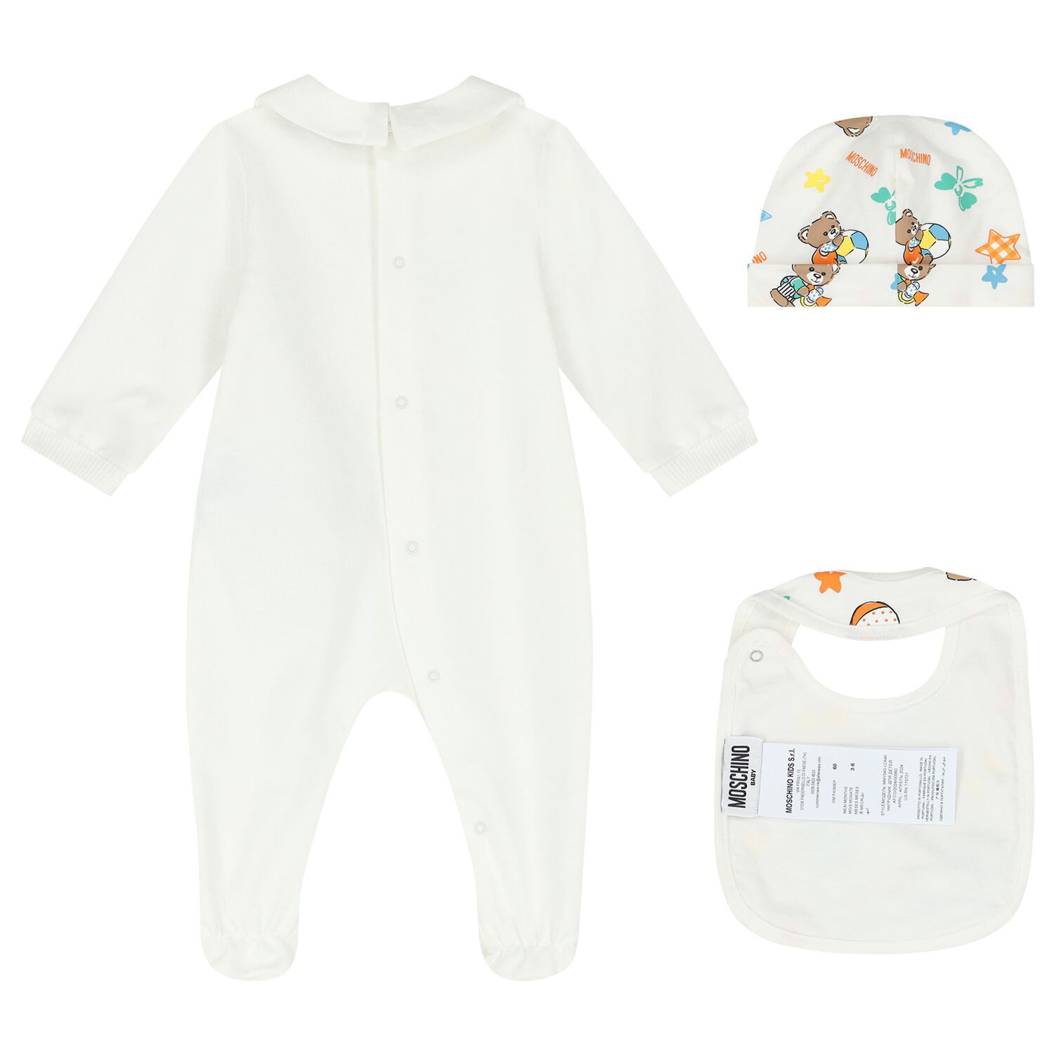 Ivory Logo Babygrow Gift Set, 1, hi-res image number null