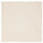 Baby Girls Ivory Logo Knitted Blanket, 1, hi-res