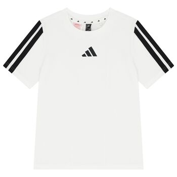 Boys White Logo T-Shirt