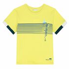 Boys Yellow Logo T-Shirt, 1, hi-res