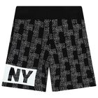 Black Logo Shorts, 1, hi-res