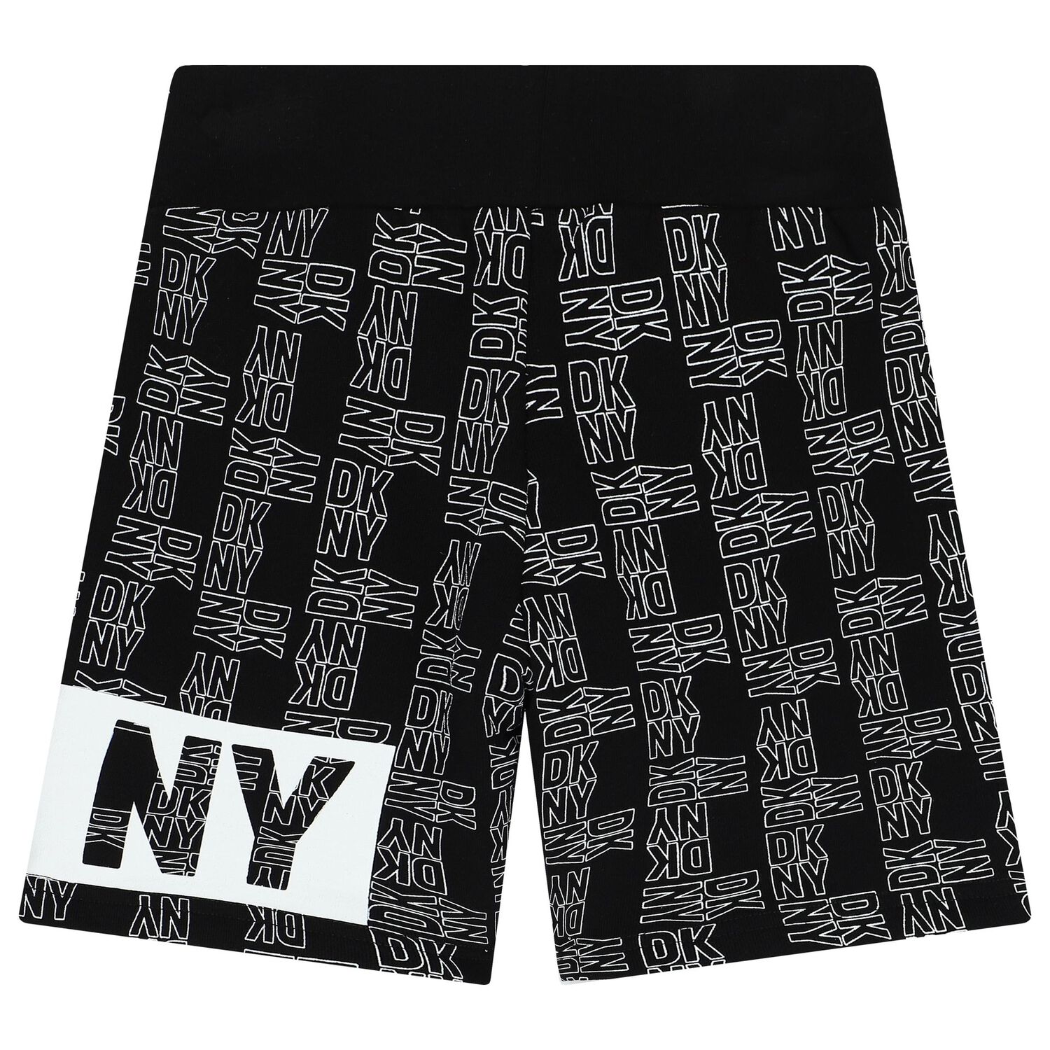 Black Logo Shorts, 1, hi-res