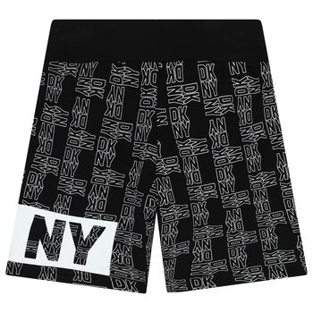 Black Logo Shorts