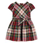 Baby Girls Red & Green Tartan Dress Set, 1, hi-res