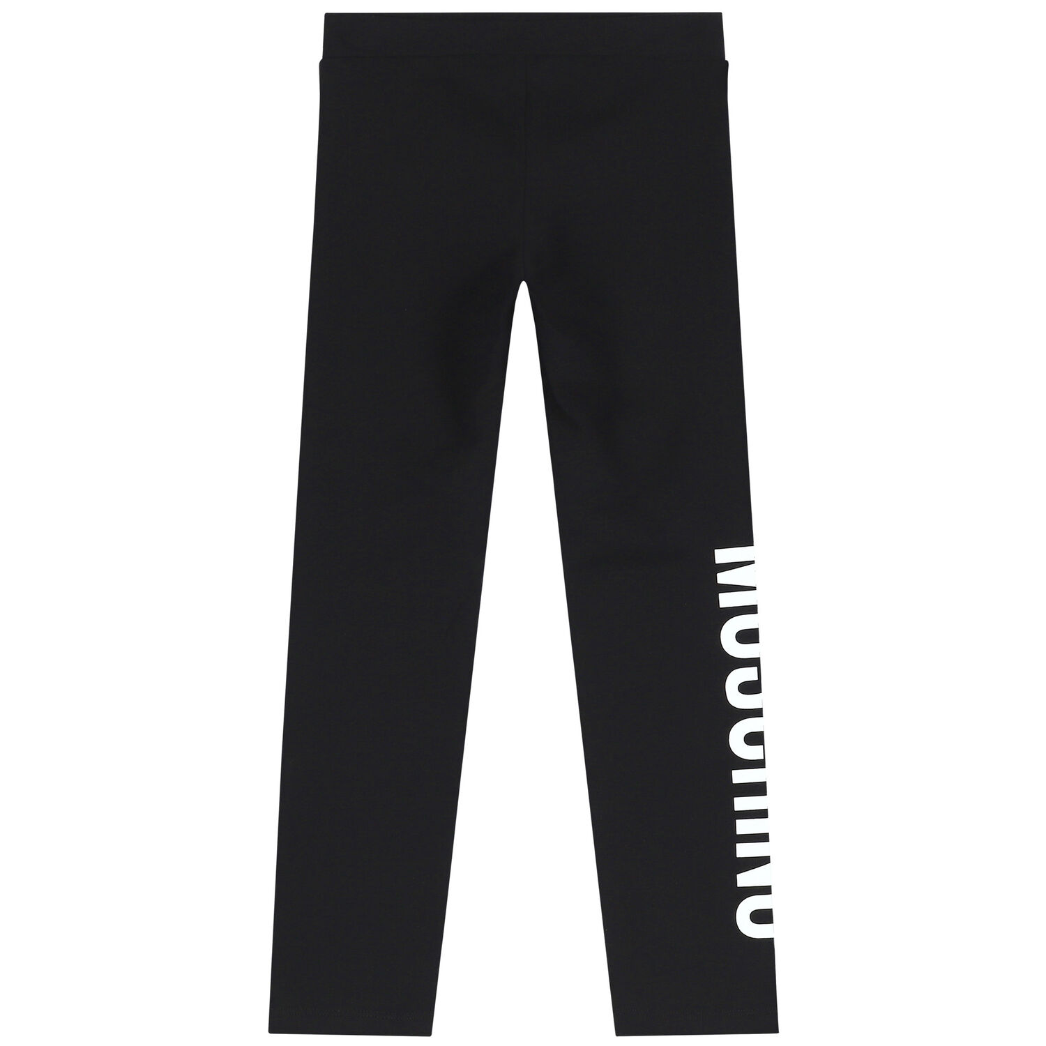 Girls Black Logo Leggings, 2, hi-res