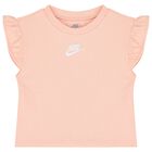 Girls Pink Logo Shorts Set, 2, hi-res