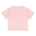 Younger Girls Pink Boke Flower T-Shirt, 1, hi-res