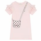 Girls Pink Bag Dress, 1, hi-res