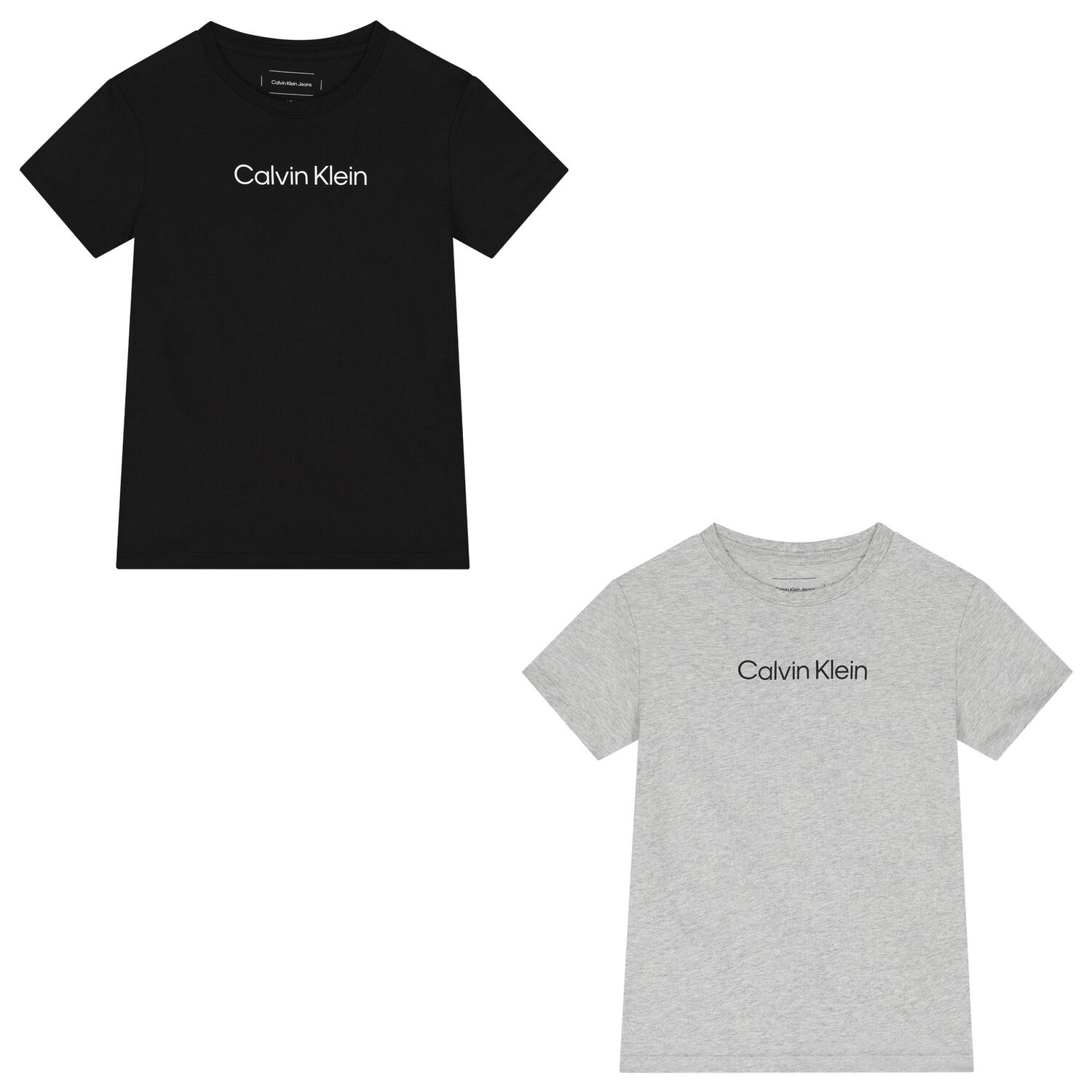 Boys Black & Grey Logo T-Shirt ( 2-Pack ), 2, hi-res image number null