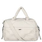 Ivory Quilted Baby Changing Bag, 1, hi-res