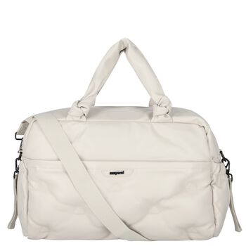 Ivory Quilted Baby Changing Bag