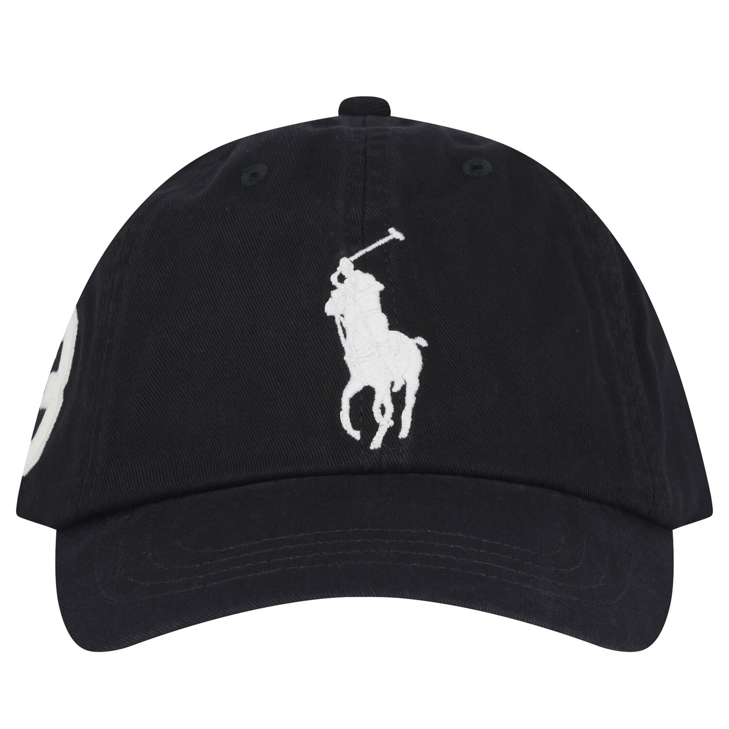 Boys Black Logo Cap, 2, hi-res