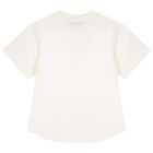 Girl Ivory Logo T-Shirt             , 1, hi-res