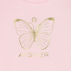 Baby Girls Pink Pima Cotton Logo Babygrow, 1, hi-res