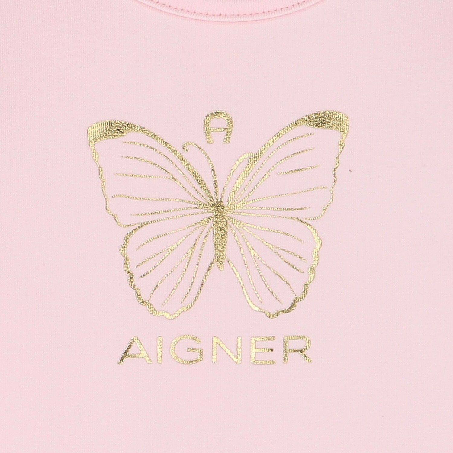 Baby Girls Pink Pima Cotton Logo Babygrow, 1, hi-res