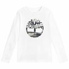 Boys White Logo Top, 1, hi-res