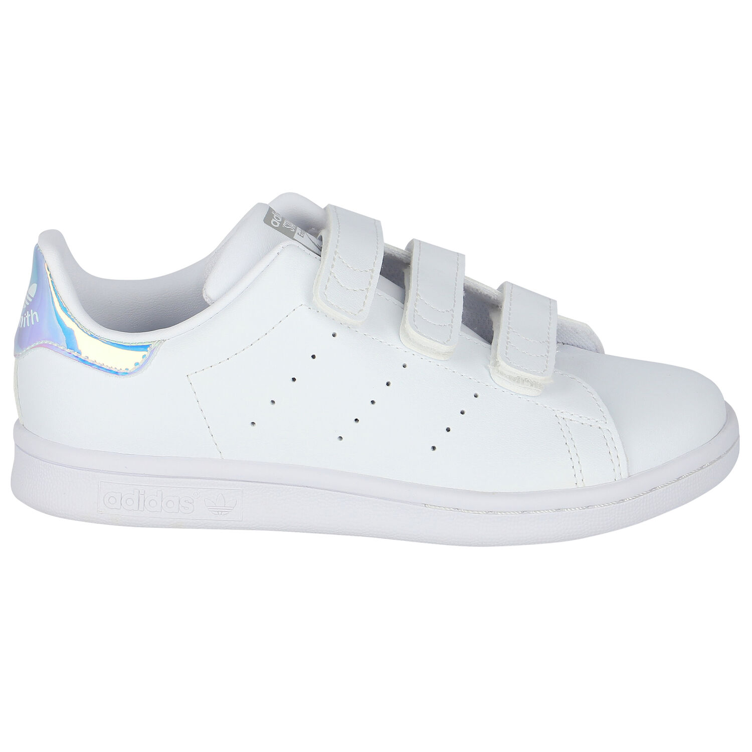 White Iridescent Stan Smith Trainers, 3, hi-res image number null