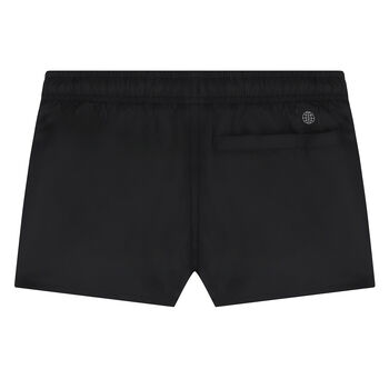 Black Logo Swim Shorts