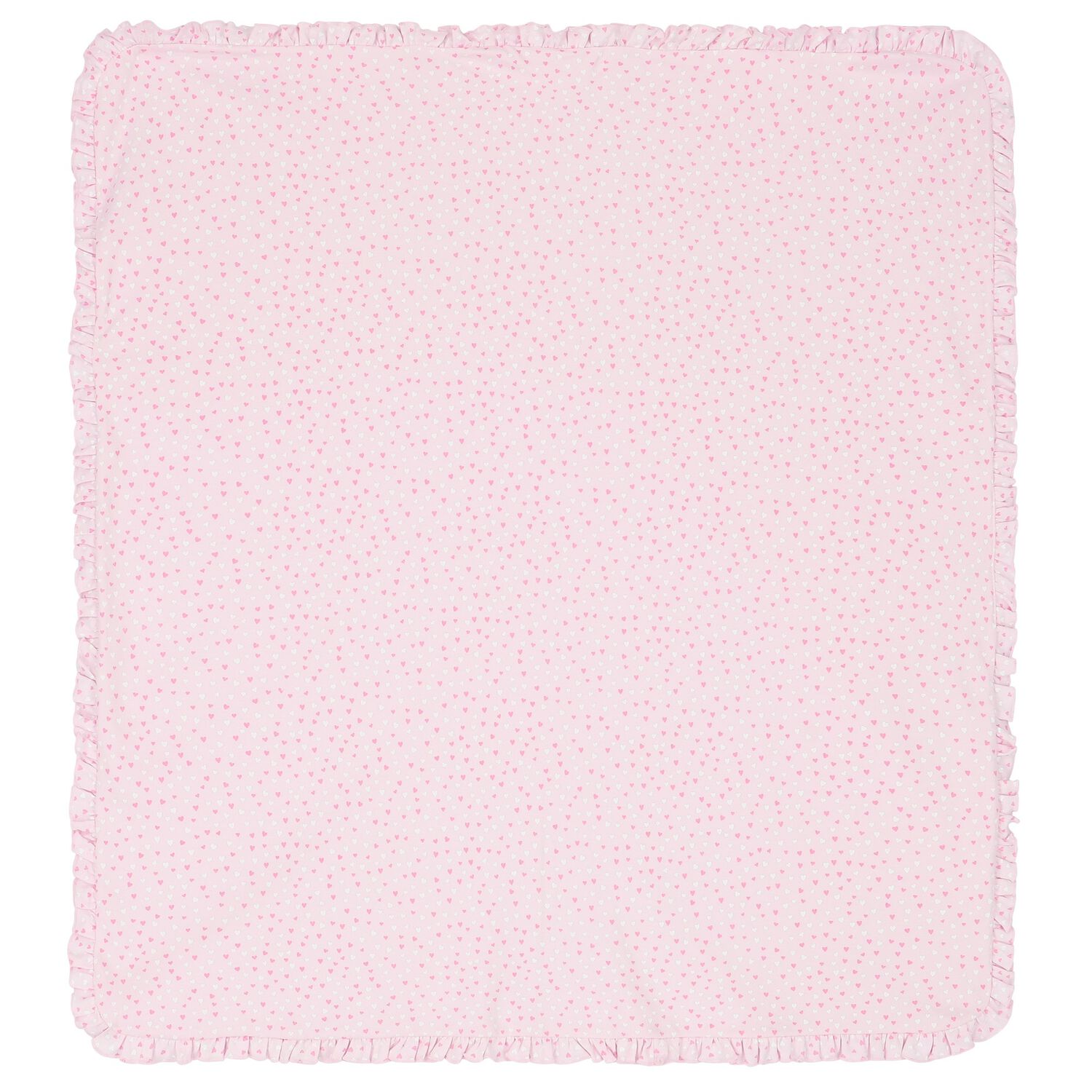 Baby Girls Pink Hearts Blanket, 1, hi-res image number null