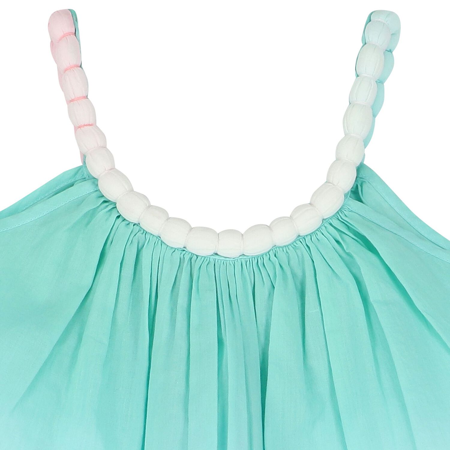 Girls Multi-Coloured Ombre Dress, 1, hi-res
