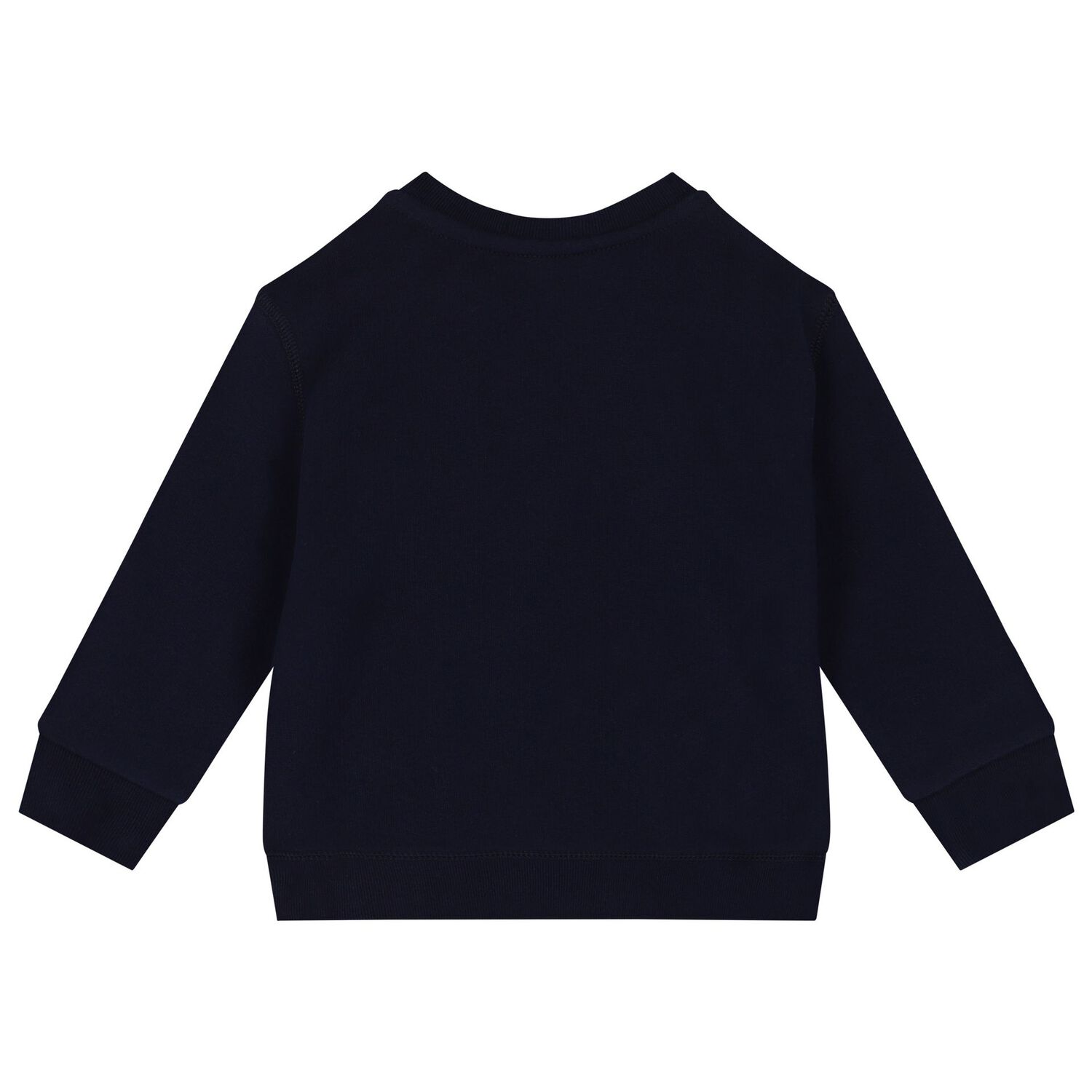 Baby Boys Navy Blue Polo Bear Logo Sweatshirt, 1, hi-res
