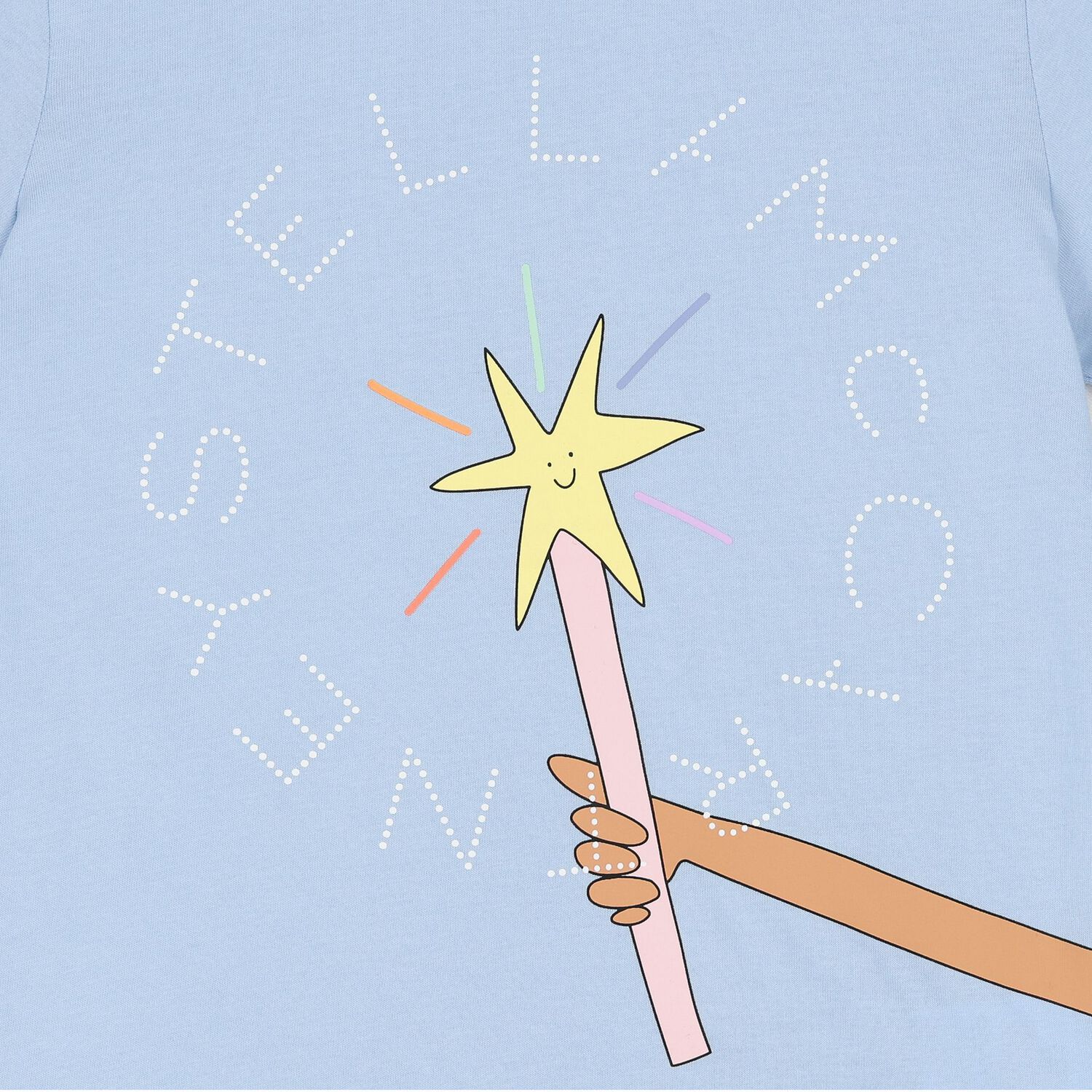 Girls Blue Magic Wand T-Shirt, 1, hi-res image number null