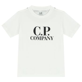 Boys White Logo T-Shirt