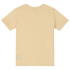 Boys Beige Logo T-Shirt, 1, hi-res