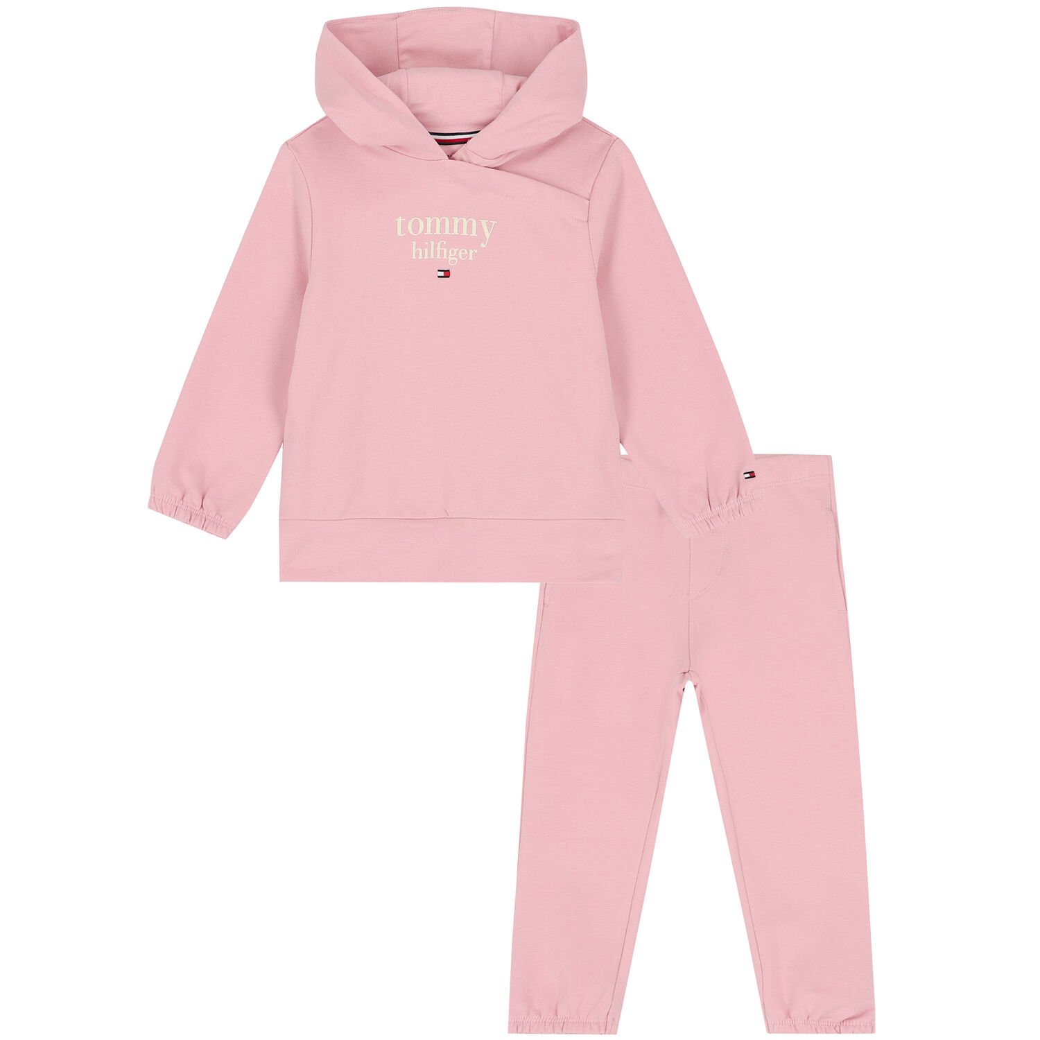Baby Girls Pink Logo Tracksuit, 1, hi-res