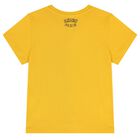 Girls Yellow Tiger Logo T-Shirt, 2, hi-res