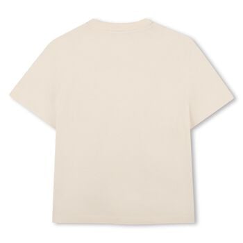 Boys Beige Logo T-Shirt