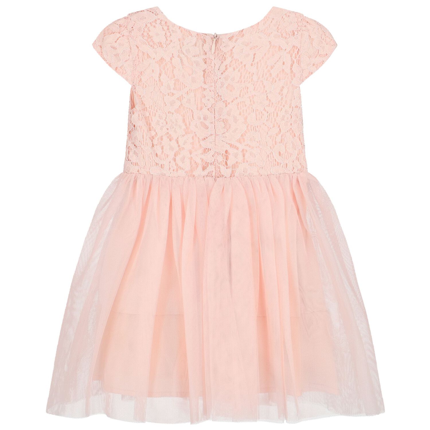 Younger Girls Pink Lace Dress Set, 1, hi-res image number null