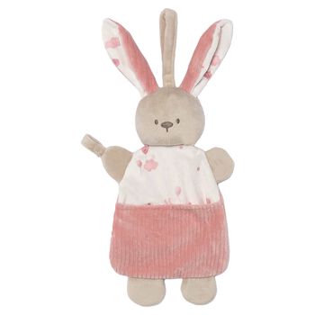 Baby Girls Pink, Beige & White Baby Pacifier Holder