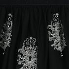 Girls Black Embellished Tulle Skirt, 1, hi-res