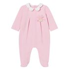 Baby Girls Pink Babygrow, 1, hi-res