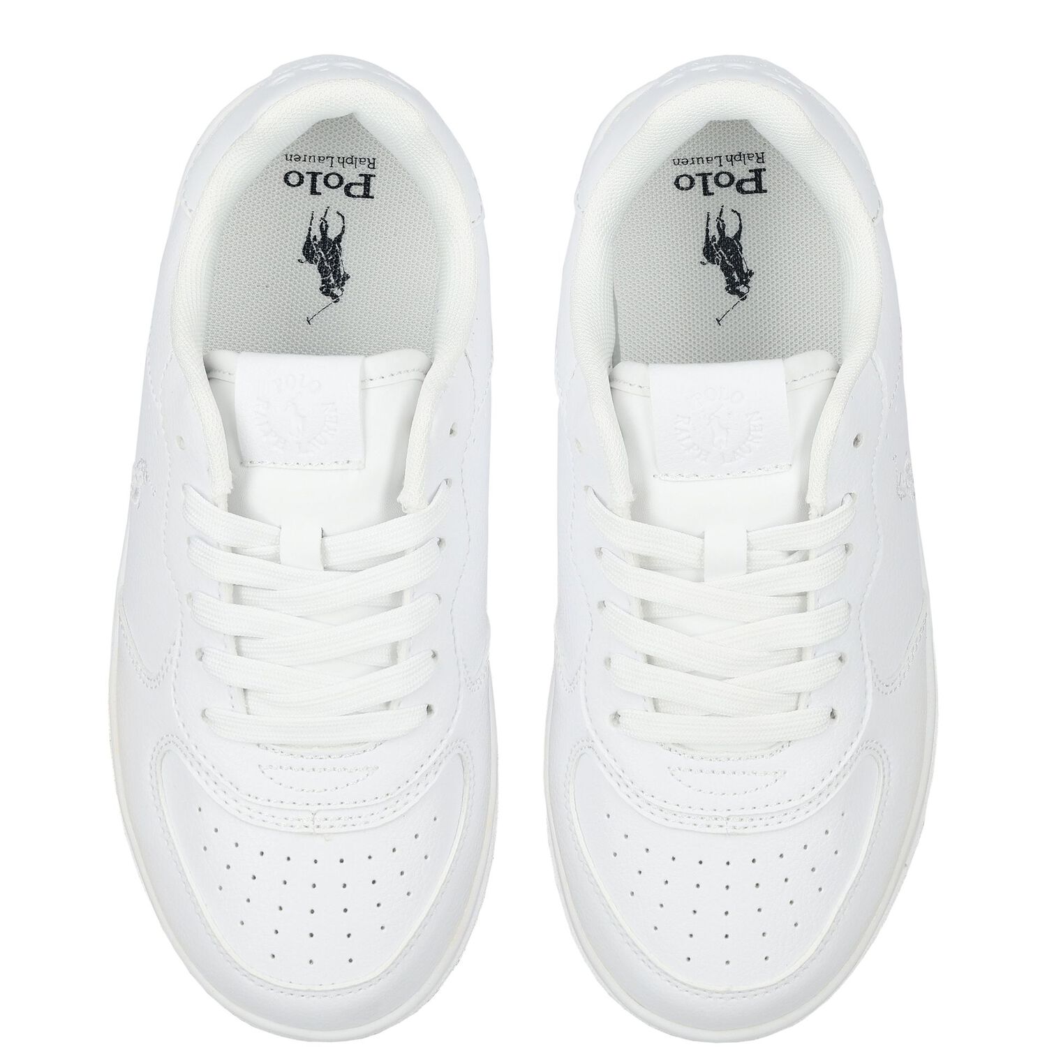 White Logo Trainers, 1, hi-res