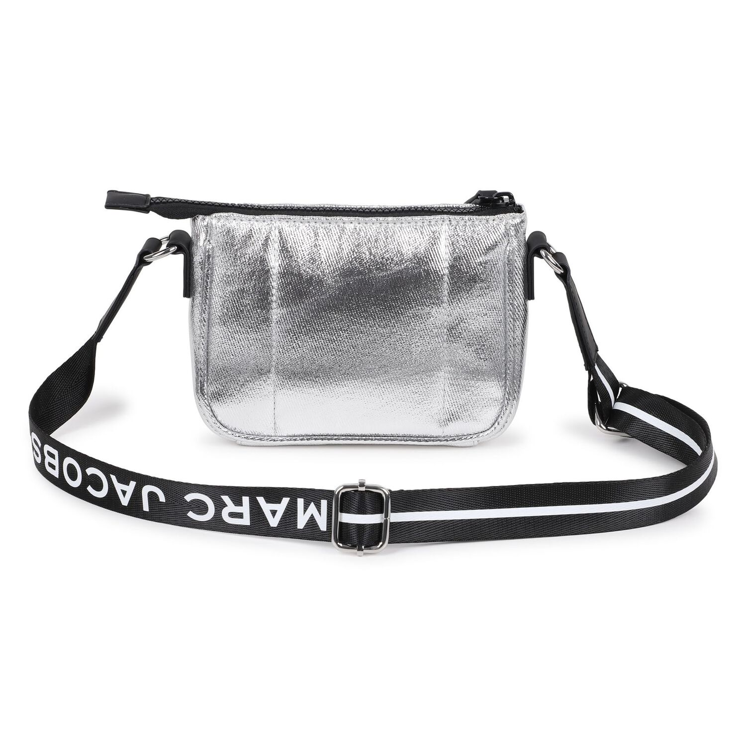Girls Silver Logo Handbag, 1, hi-res