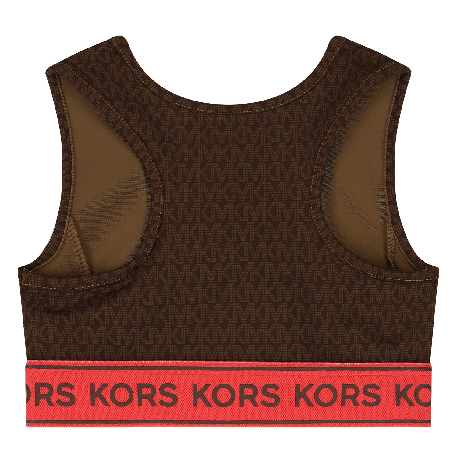 Girls Brown Logo Bra Top, 1, hi-res