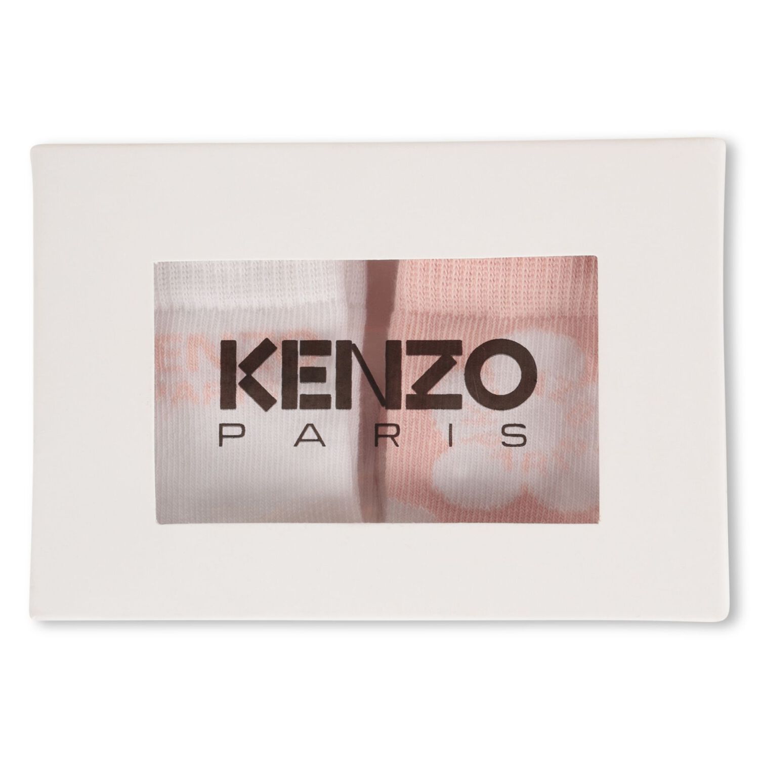 Baby Girls White & Pink Logo Socks ( 2-Pack ), 1, hi-res image number null