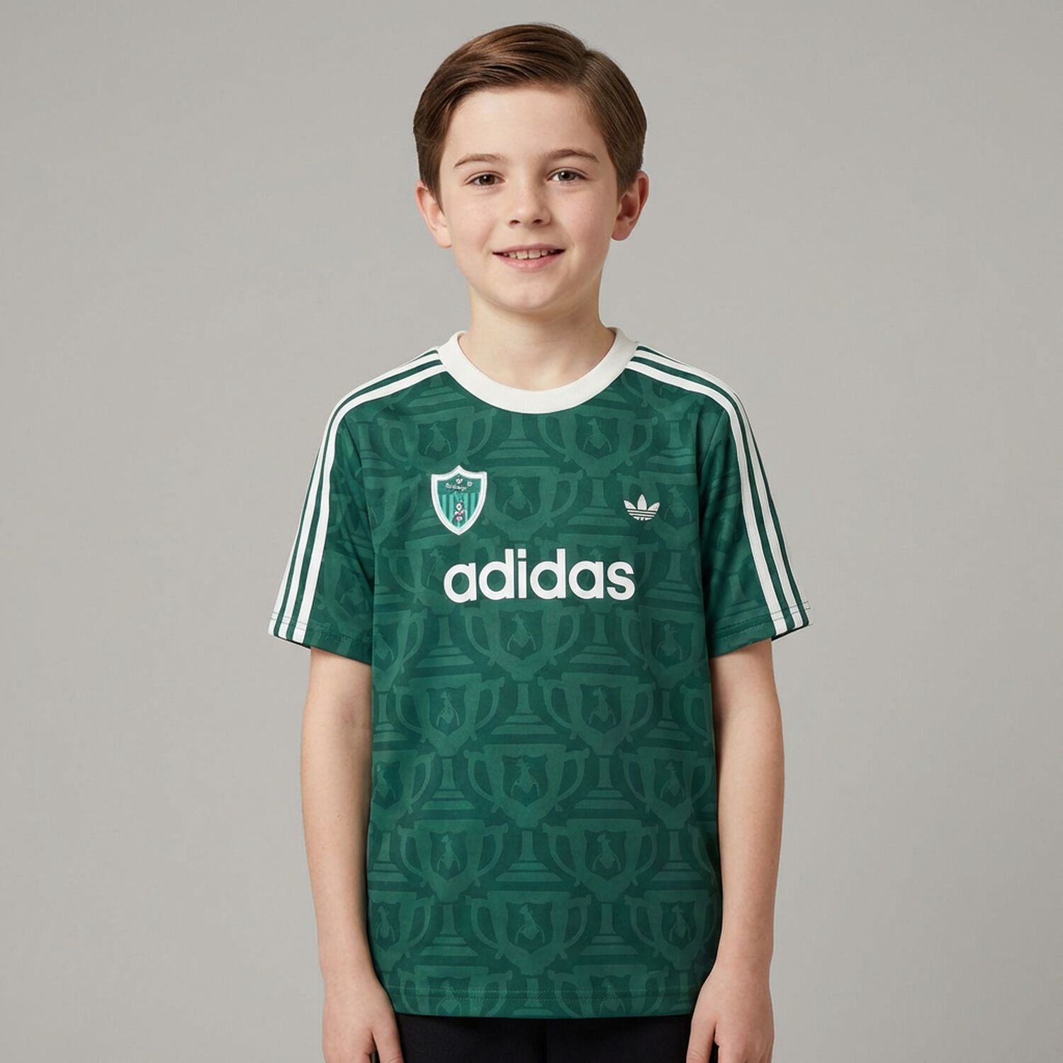 Boys Green Logo Disney T-Shirt, 1, hi-res