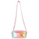 Girls Pink Flower Bag, 1, hi-res
