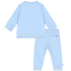 Blue Logo Baby Tracksuit, 2, hi-res
