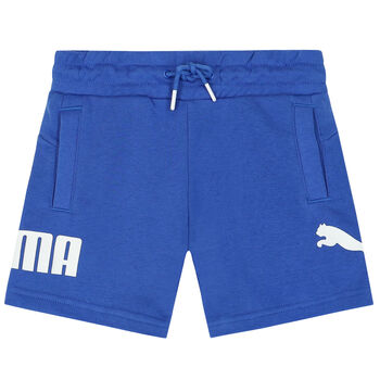 Boys Blue Logo Shorts