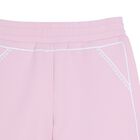 Girls Pink Stitched Print Shorts, 2, hi-res