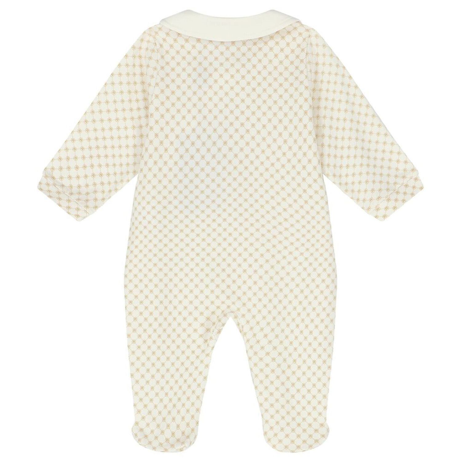 Ivory & Gold Logo Babygrow Gift Set, 1, hi-res image number null
