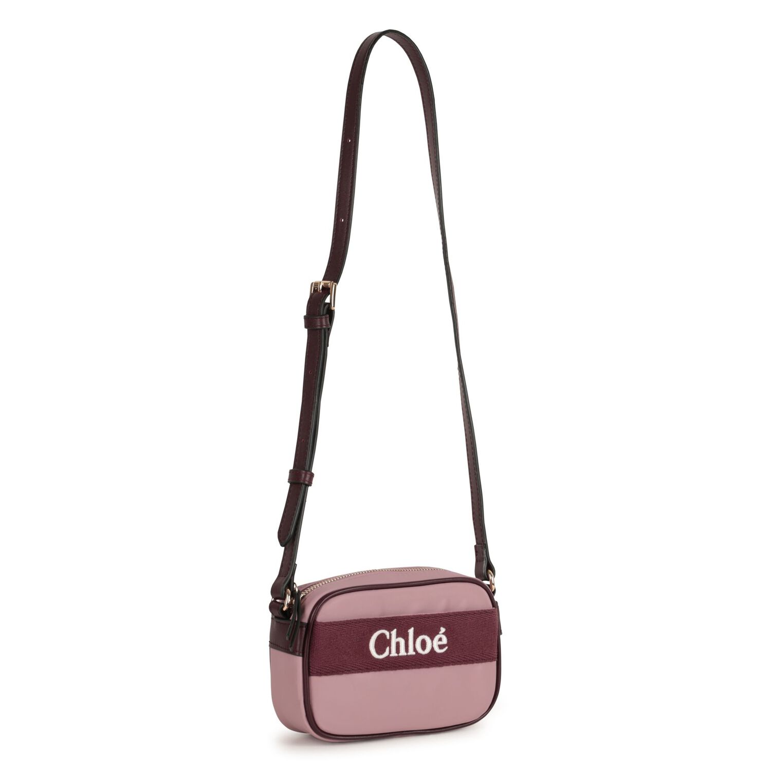 Girls Purple Logo Shoulder Bag, 1, hi-res image number null