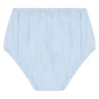 Baby Girls Blue Ruffled Tulle Dress Set, 1, hi-res