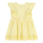 Baby Girls Blue Ruffle Dress, 1, hi-res