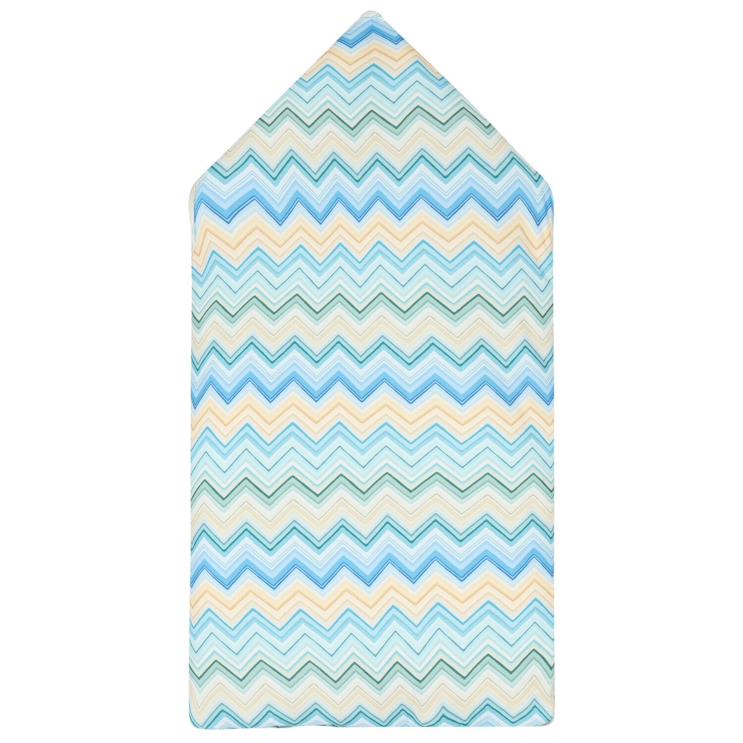 Blue & Yellow Zig Zag Baby Nest, 1, hi-res