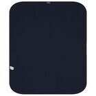 Baby Boys White & Navy Blue Logo Blanket, 1, hi-res